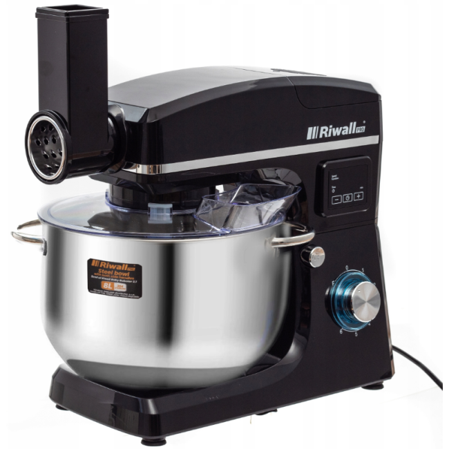 Кухонний комбайн Riwall 28в1 4000Вт + чаша з підігрівом 8л (Чехія)