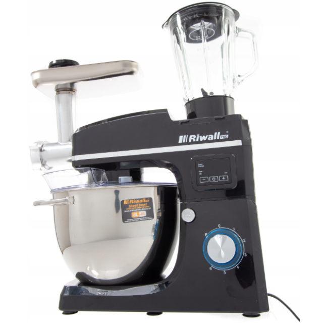 Кухонний комбайн Riwall 28в1 4000Вт + чаша з підігрівом 8л (Чехія)