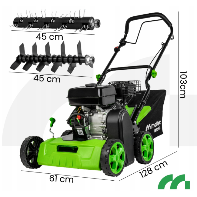 Аератор, скарифікатор бензиновий Maltec 40см 5,5 Л.С.(Польща)