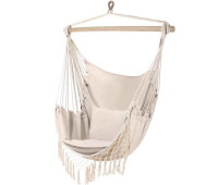 Гамак - бразильське крісло бежевий колір Gardlov 23670 + 2 подушки