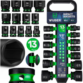 Набор ударных торцевых головок 1/2