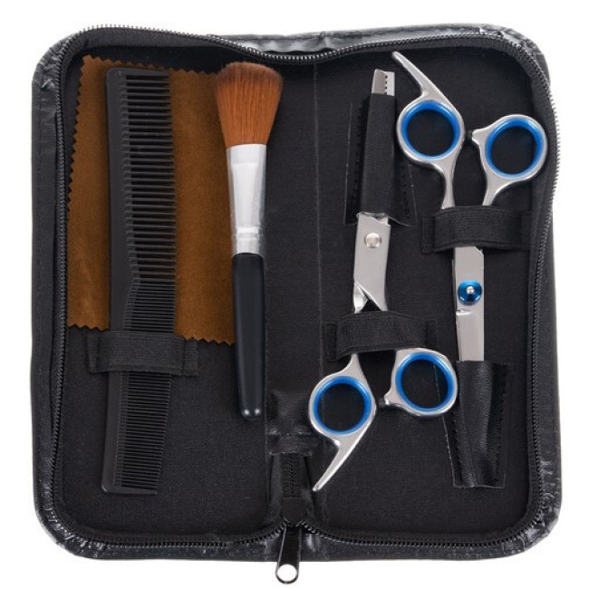 Парикмахерский набор 7 элементов с аксессуарами , парикмахерские ножницы Soulima 18084 Польша