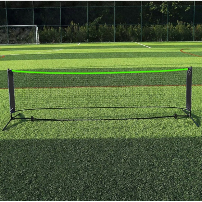 Сетка 3в1 для волейбола, бадминтона и тенниса Trizand переносная на каркасе, регулируемая высота (25