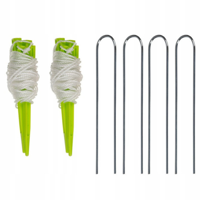 Сетка 3в1 для волейбола, бадминтона и тенниса Trizand переносная на каркасе, регулируемая высота (25