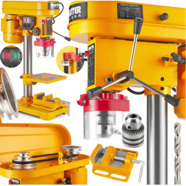 Сверлильный станок с индукционным колонным столом 1700Вт + регулируемые тисцы Majster Polska (Польша)