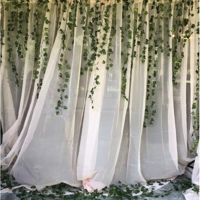 Искусственная лоза плюща Gardlov гирлянда 12,6 м для украшений свадьбы, дома, ресторана (19733)