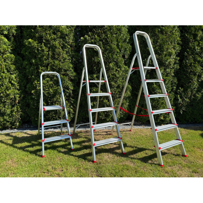 Алюминиевая стремянка 3 ступеньки Mar-Pol M85600