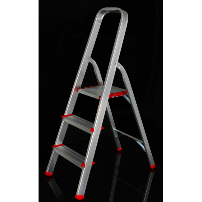Алюминиевая стремянка 3 ступеньки Mar-Pol M85600
