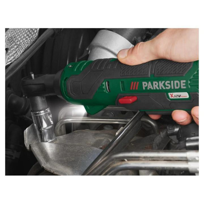 Аккумуляторный угловой гайковерт Parkside PAR 12 B1 (54 Нм, 3/8