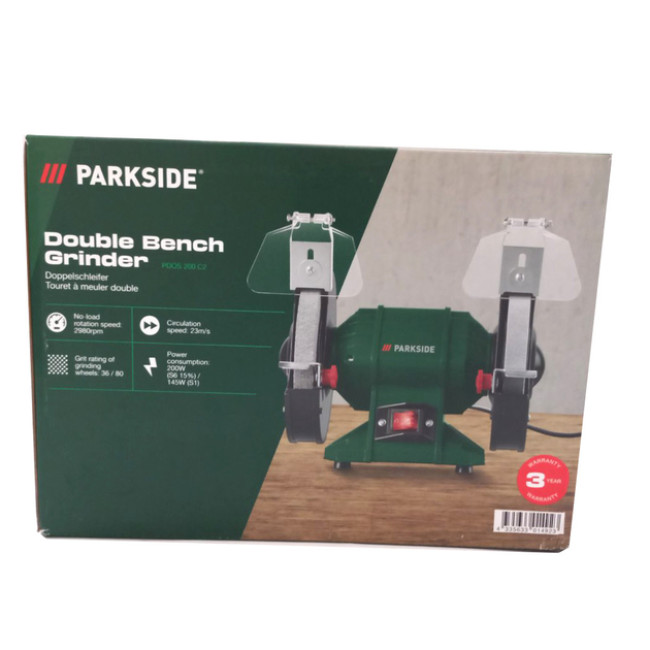 Точильный станок Parkside PDOS 200 C2 (200 Вт)