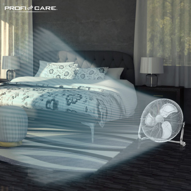 Вентилятор напольный ProfiCare PC-VL 3067 WM INOX хром - диаметр 50см. - мощность 120Вт.