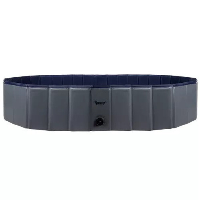 Складной бассейн-манеж для купания и охлаждения собак Purlov 160 х 30 см нескользкое дно (23832)