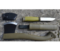 Набір MORA (топор - Outdoor Axe Camp 1991 і ніж MORA Outdoor 2000)