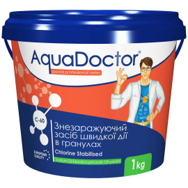 Дезинфектант на основі хлору швидкої дії AquaDoctor C-60  1 кг