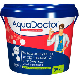 Хлор AquaDoctor C-60T в таблетках  0.9 кг
