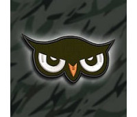 Шеврон SteelCats Очі Сови 10х5см (257)