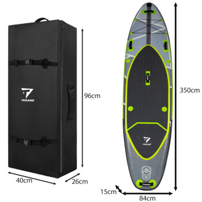 Надувна SUP-дошка для плавання 350см Trizand (Польща)