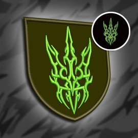 Шеврон SteelCats флюоресцентний 