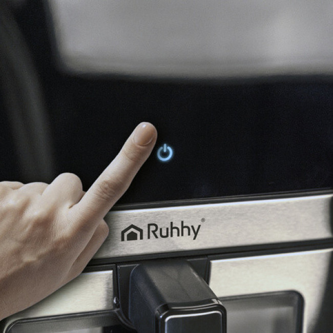 Аерофритюрниця 8 л Ruhhy 25512 з антипригарним покриттям без олії + безкоштовні рецепти