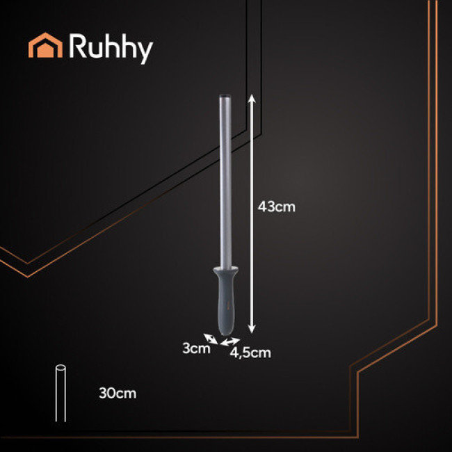 Точілка для ножів алмазна - мусат Ruhhy 26153/n