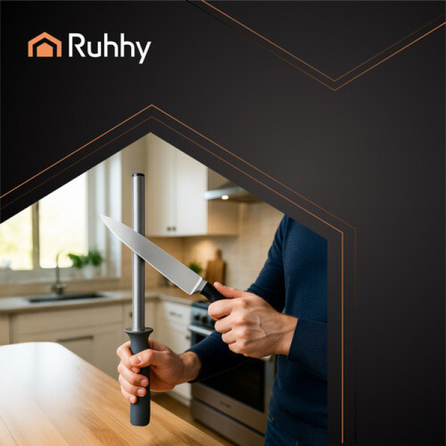 Точілка для ножів алмазна - мусат Ruhhy 26153/n