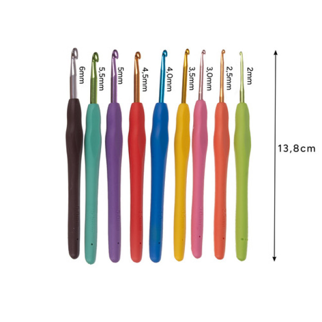 Набор для вязания крючком из 58 предметов Maaleo 25692