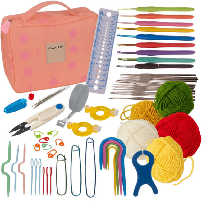 Набор для вязания крючком из 58 предметов Maaleo 25692