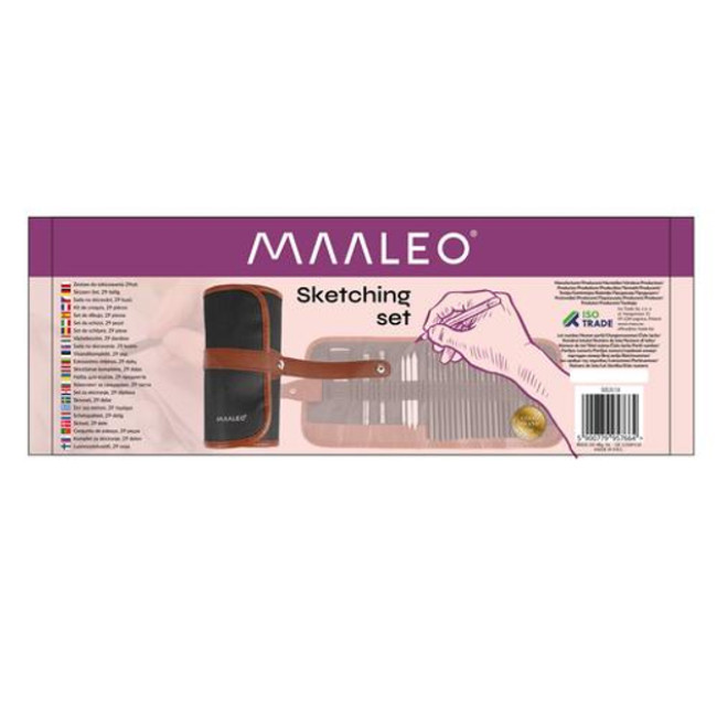 Набір олівців для ескізів 29шт Maaleo 26134