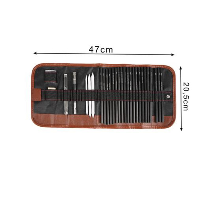 Набір олівців для ескізів 29шт Maaleo 26134