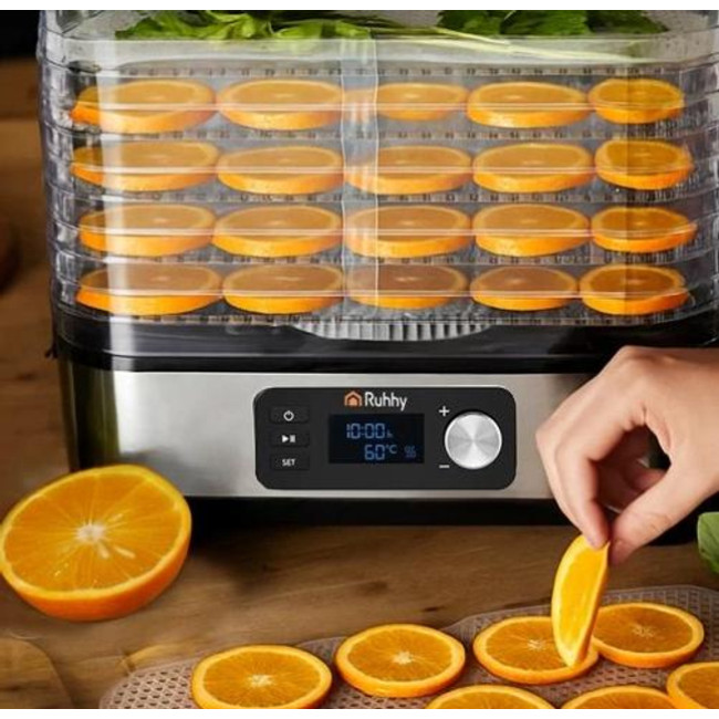 Універсальна сушка дегідратора для фруктів, ягід, зелені, грибів і овочів
