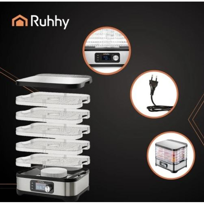 Універсальна сушка дегідратора для фруктів, ягід, зелені, грибів і овочів