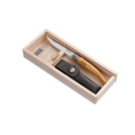 Нож Slim Olive VRI No.10 + чехол в подарочном футляре 001090/002606