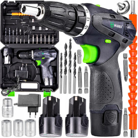 Акумуляторний шуруповерт Wuber 18В +2 батареї (Польща)