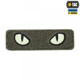 Шеврон PATCH M-Tac нашивка Cat Eyes (Type 2) Laser Cut Ranger Green/GID (51350023 )