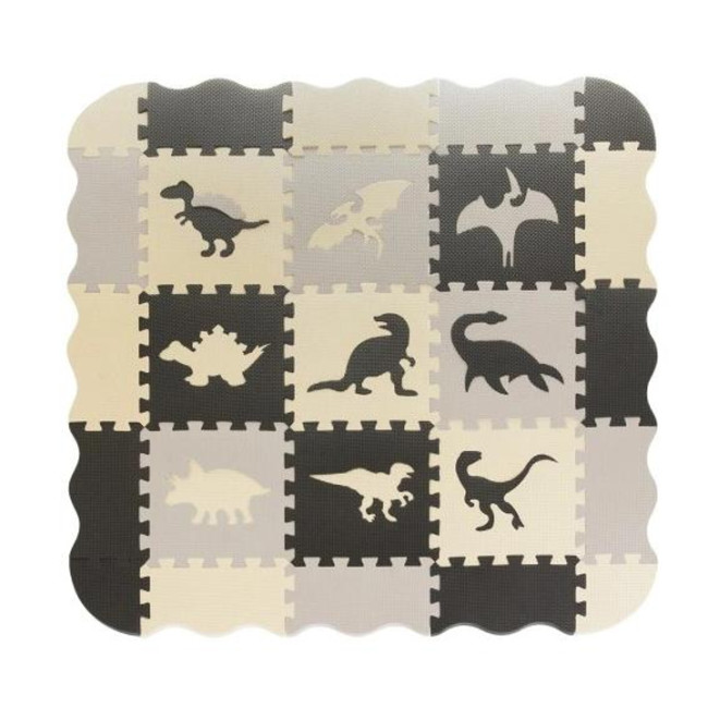 Мягкий коврик-пазл для детей «Динозавры» 106?106 см
