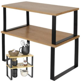 Бамбукова кухонна полиця - 2 шт. Ruhhy 25661 Бамбукова кухонна полиця - 2 шт. Ruhhy 25661