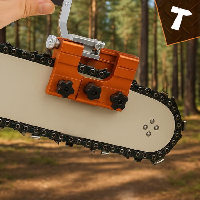 Ручной точильный станок для заточки цепей Bigstren всех видов цепной пилы без демонтажа цепи (26297)