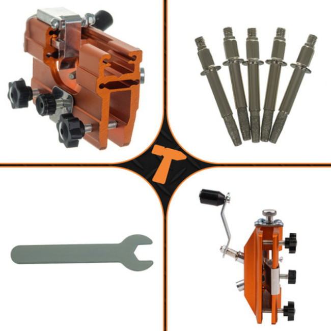 Ручной точильный станок для заточки цепей Bigstren всех видов цепной пилы без демонтажа цепи (26297)