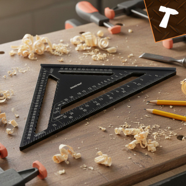 Плотницкий угольник 30x30 см Bigstreen 25874