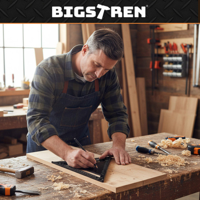 Плотницкий угольник 30x30 см Bigstreen 25874