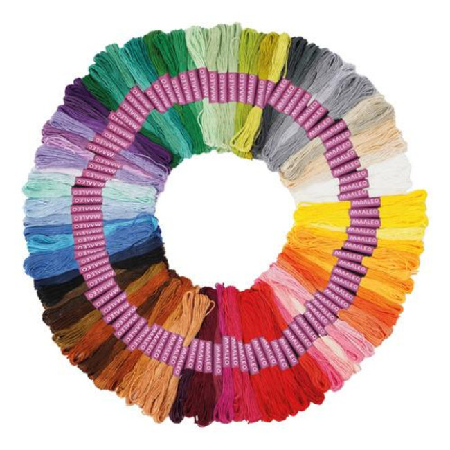 Муліне – набір для вишивання 100 кольорів Maaleo 25724/n