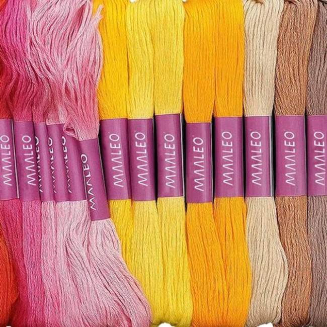 Муліне – набір для вишивання 100 кольорів Maaleo 25724/n