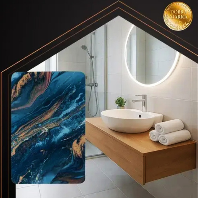 Коврик для ванної кімнати RUHHY 25959 антиковзний швидкосохнучий 60х40 см