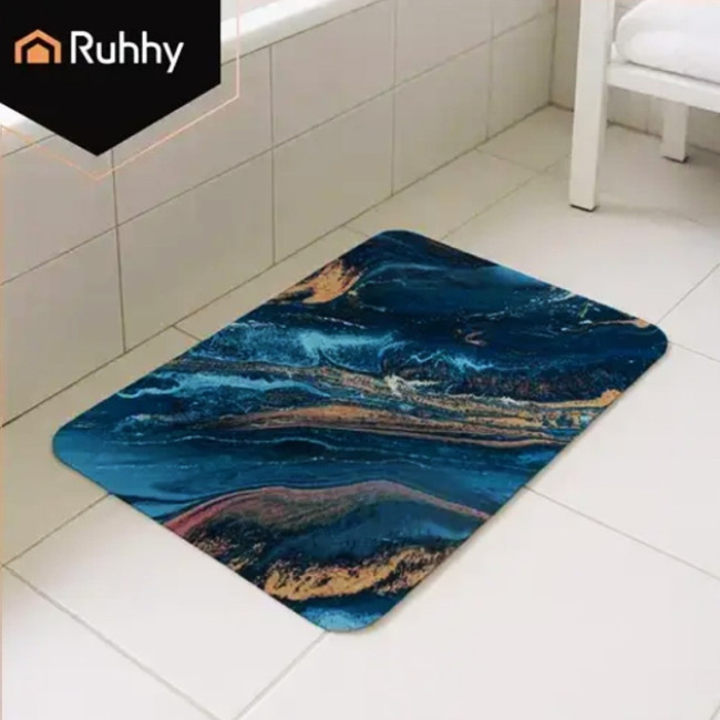 Коврик для ванної кімнати RUHHY 25959 антиковзний швидкосохнучий 60х40 см