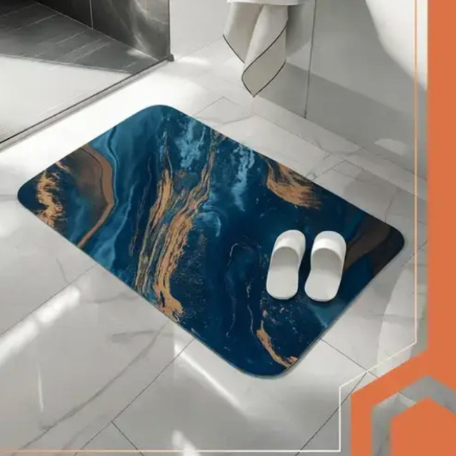 Коврик для ванної кімнати RUHHY 25959 антиковзний швидкосохнучий 60х40 см