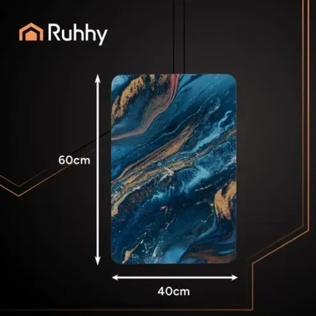 Коврик для ванної кімнати RUHHY 25959 антиковзний швидкосохнучий 60х40 см