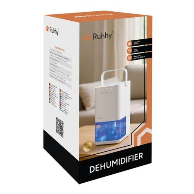 Осушувач повітря білий Ruhhy 26495/n