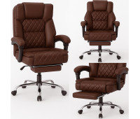 Кресло офисное Diego Comfort Pro кориченвый