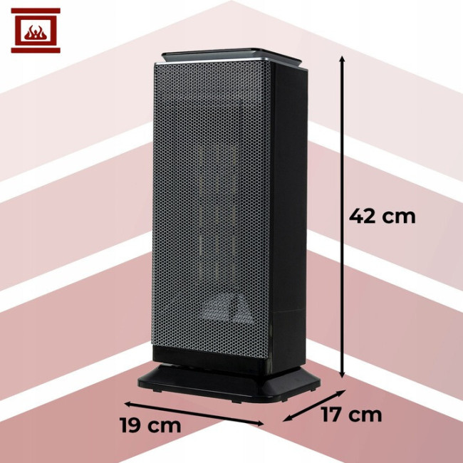 Электрический керамический обогреватель с таймером Kaminer (26376) 2000 Вт