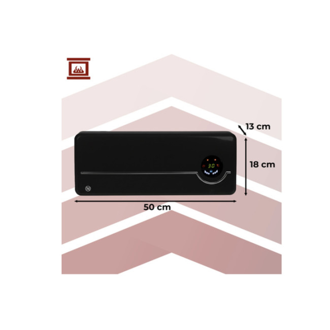 Обігрівач повітряна завіса Airo Kaminer з WiFi + пульт дистанційного управління